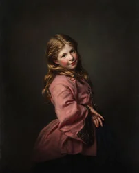 Das kokette kleine Mädchen